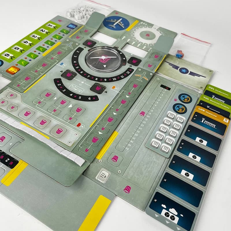 Jeu de société SKY TEAM et EXPANSION Turbulence 20 Nouveaux scénarios avec règles et modules supplémentaires pour une expérience de jeu améliorée