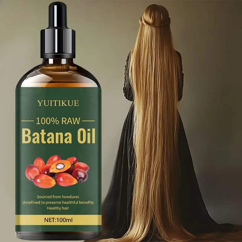 L'huile capillaire Batana YUITIKUE 100ml convient pour hydrater les cheveux, lisser les cheveux secs et rêches, ajouter de la brillance et lisser les cheveux.