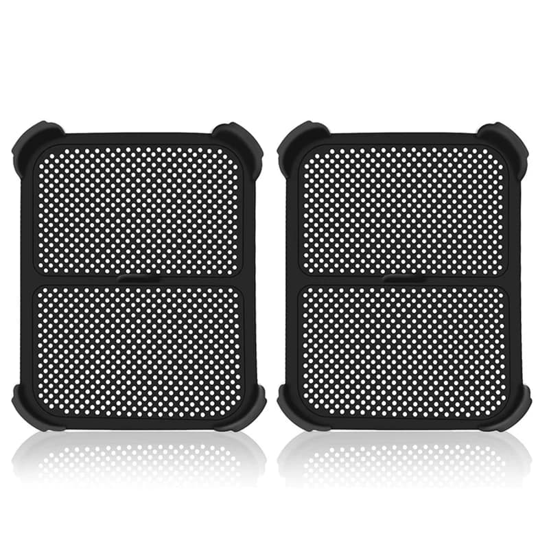 B64B-pour Ninja Foodi Max double Zone AF400EU AF451EU 2 pièces protection contre les éclaboussures en Silicone pour friteuse à Air