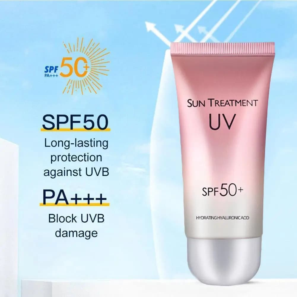 Crème solaire douce et Non irritante, 60g, haute Protection, contrôle du sébum, hydrate, calme, Anti-coup de soleil, soins pour la peau, SPF 50 +