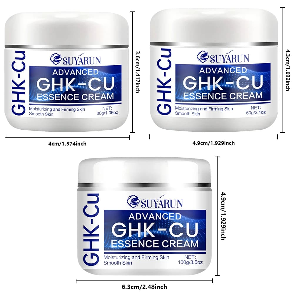 Crème GHK-CU - Hydratant visage anti-âge, raffermissant et hydratant pour tous types de peau, adapté aux hommes et aux femmes.