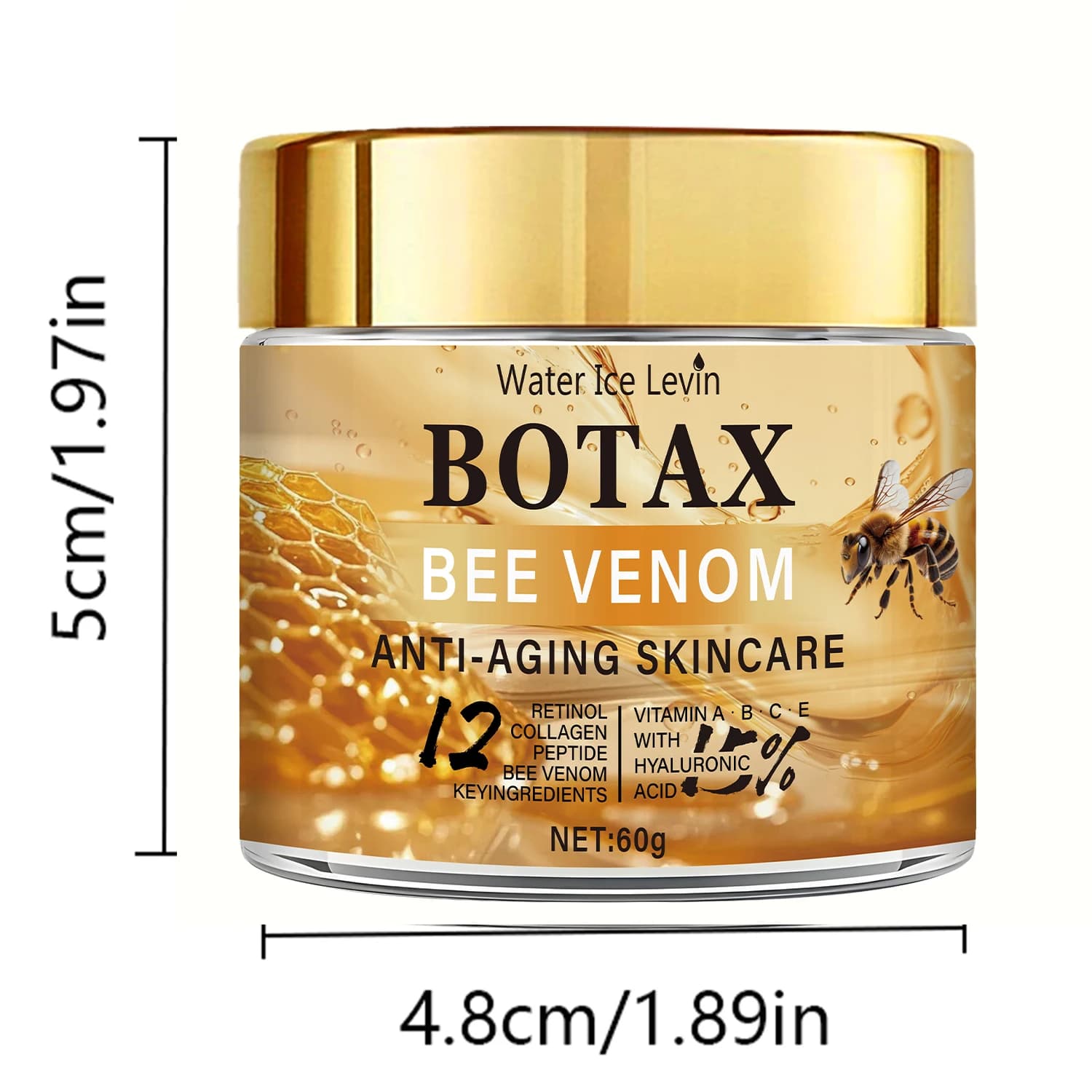 Crème au venin d'abeille Botax - Traitement des rides profondes