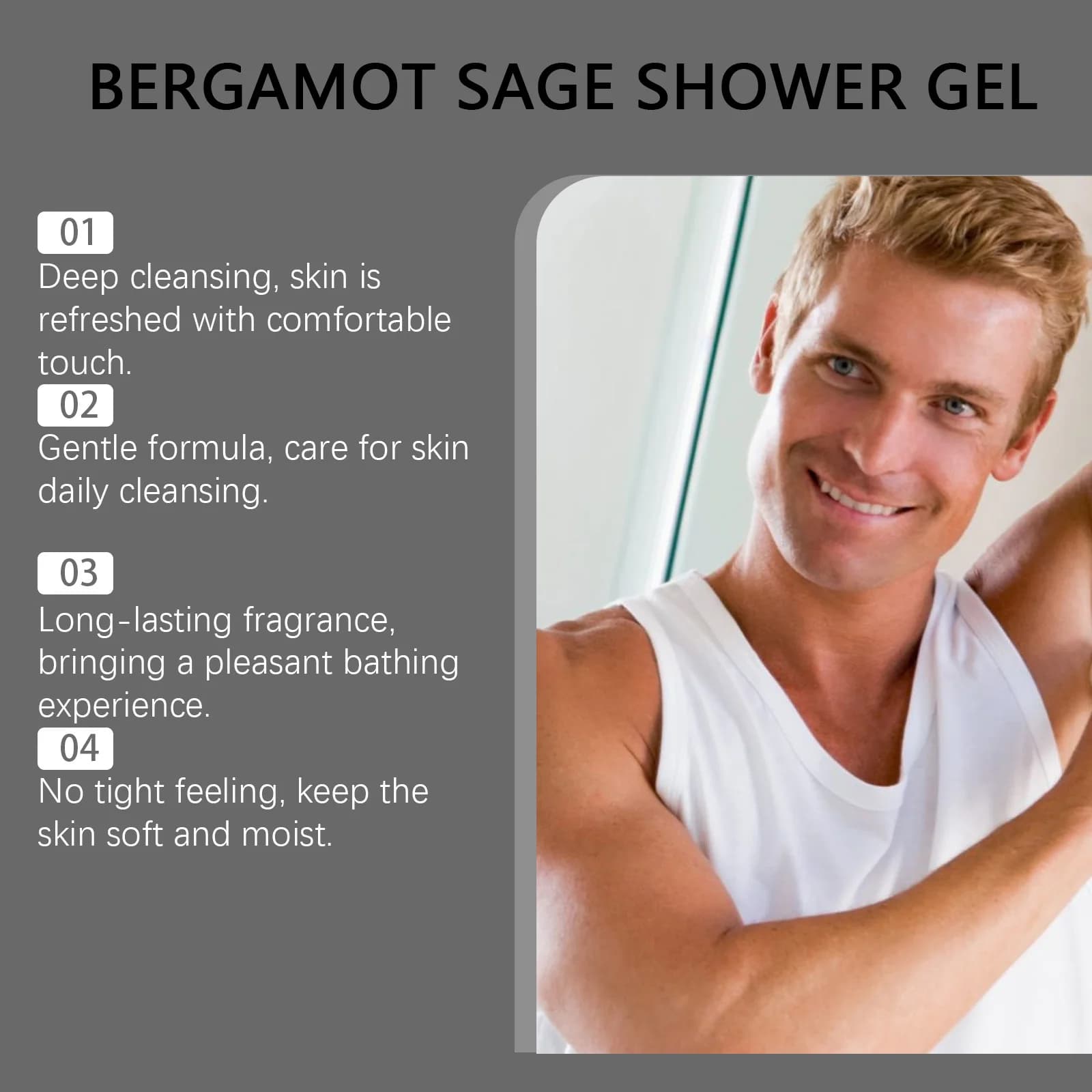 Gel douche parfum coffret cadeau Gel douche nettoyant en profondeur hydratant parfum rafraîchissant parfum longue durée contrôle de l'huile