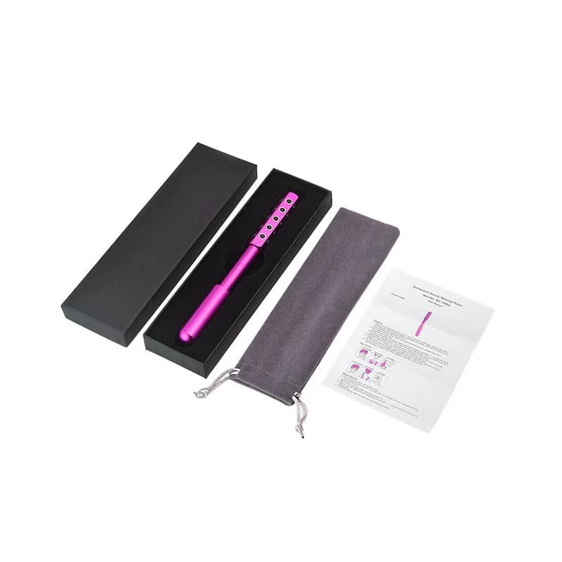 Rouleau de massage facial en pierre de germanium