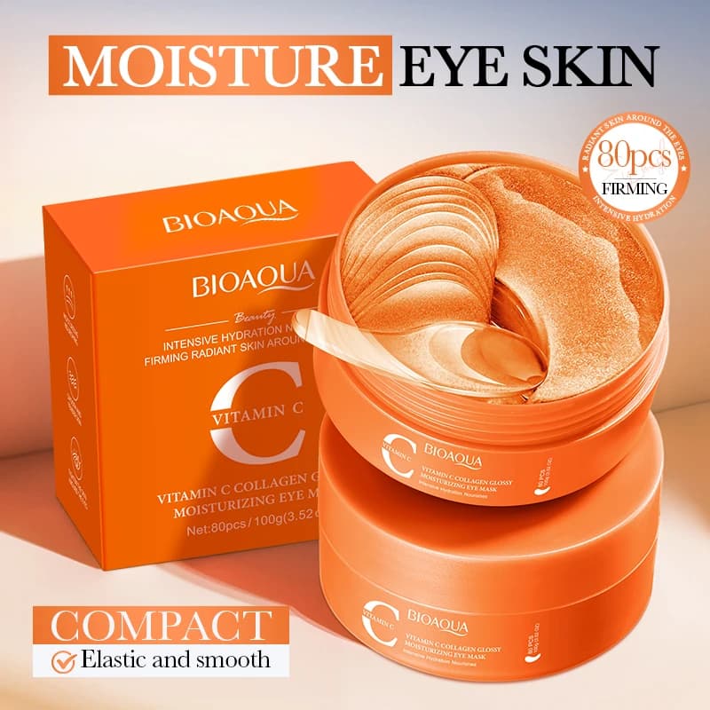 Masque pour les yeux hydratant au collagène et à la vitamine C
