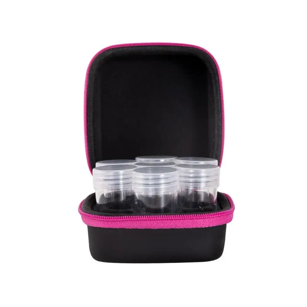 DoTERRA-Mallette à Huiles Essentielles, 7 Fentes pour Voyage de 5ml, Sac de Transport Portable, Porte-Bouteille à Roulettes, Boîte de Rangement