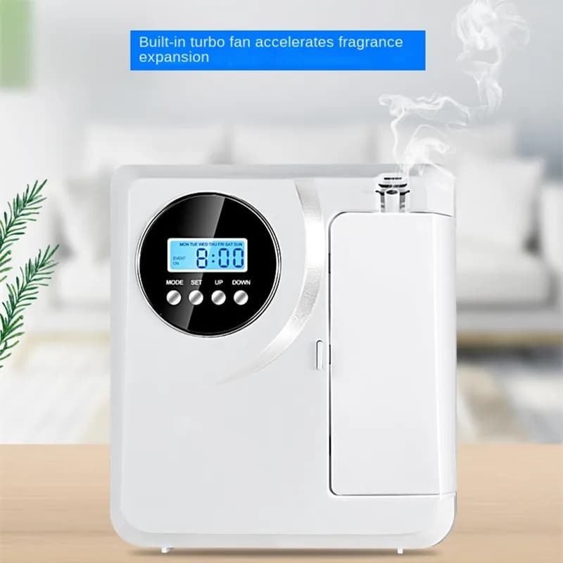 Diffuseur d'huiles essentielles pures pour hôtel, diffuseur d'arômes pour hôtel de grande surface, corrigé par un distributeur d'odeurs de parfum domestique, 600 m3, 200ml