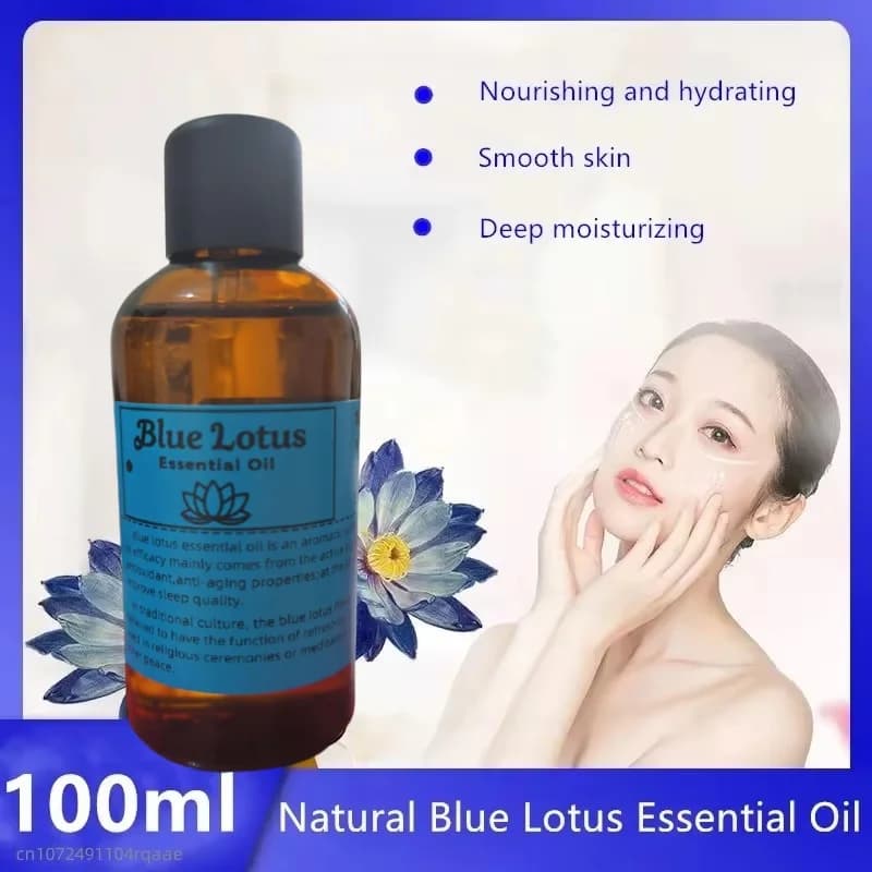 Huile essentielle de Lotus bleu naturel de qualité supérieure