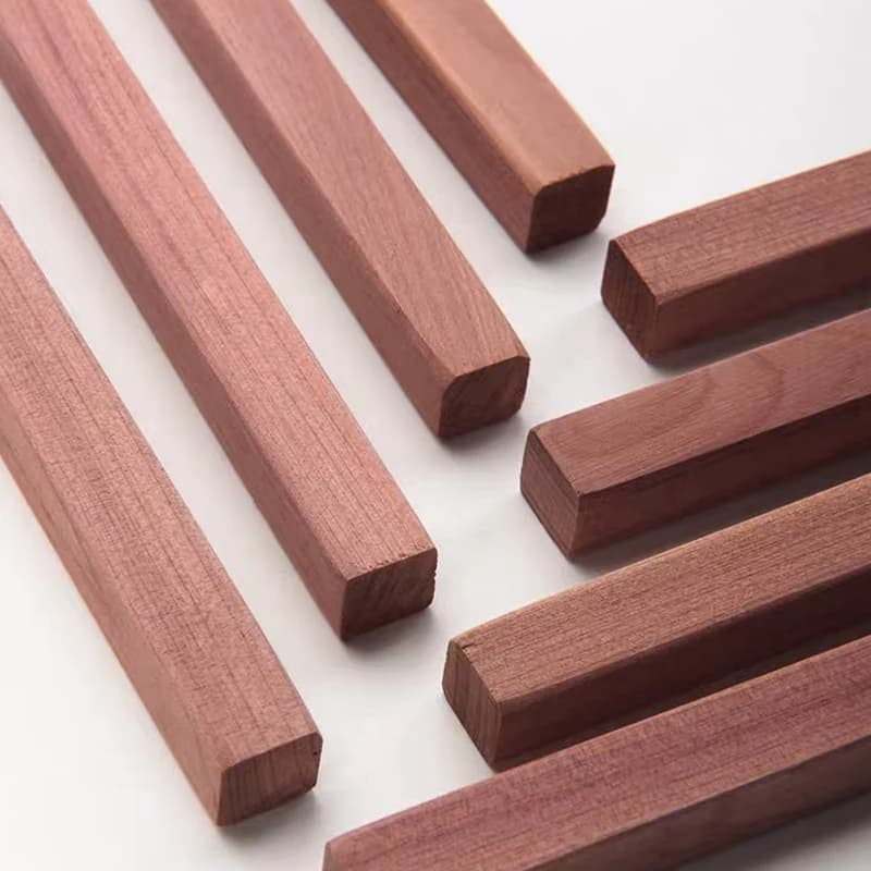 Bâtons de cèdre blocs de cèdre rouge pour le rangement de placard, tiroirs de placards de garde-robe sans traitement de matériaux, impregnation mixte