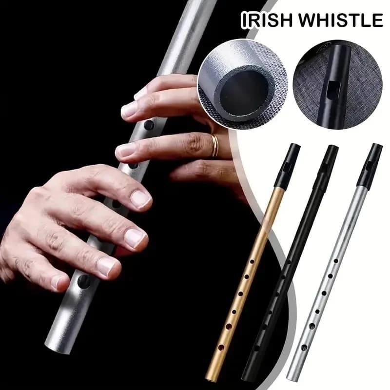ATA WAYER-Sifflet Irlandais Authentique avec 6 Trous, Flûte à Clés C/D, 18 ou 6 Trous, Musique Traditionnelle Irlandaise Parfaite
