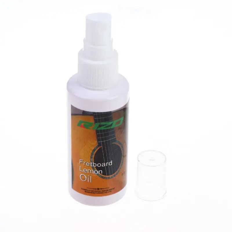 Huile de citron 60ml pour l'entretien de la touche de l'ukulélé et de la guitare, huile de nettoyage et de polissage pour guitare