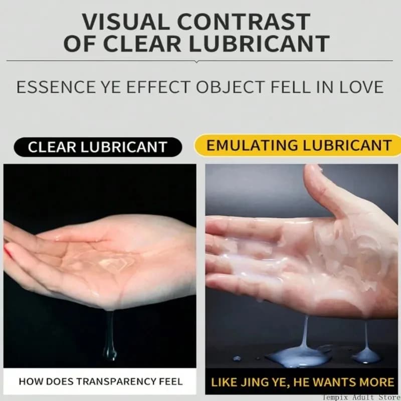 Lubrifiant Imitation sperme pour hommes et femmes, jouets sexuels, crème, lubrifiant visqueux, huile lubrifiante à base d'eau, Anal, Vaginal, Sex Shop pour adultes