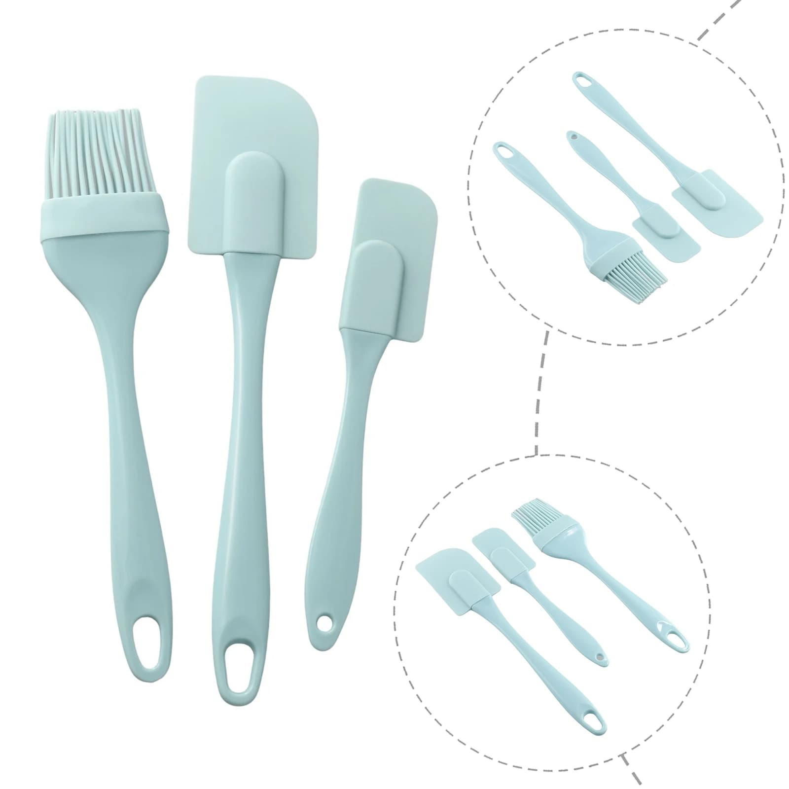 Grattoir à crème en silicone antiadhésif