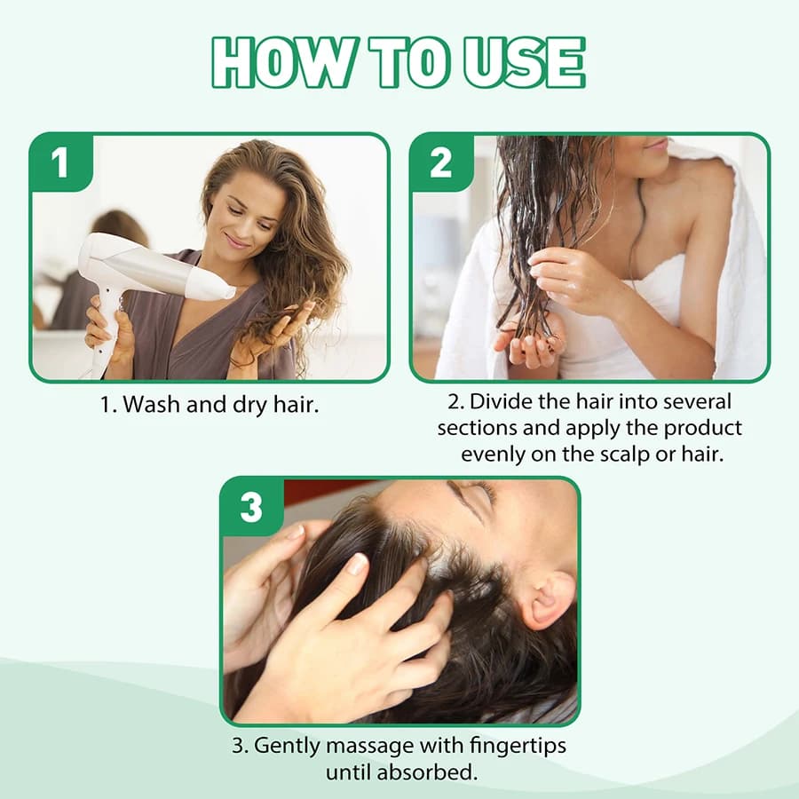 GOIPLE – huile essentielle de Chebe et de romarin, produit capillaire hydratant et nourrissant, favorise l'huile capillaire saine, après-shampooing lisse et brillant