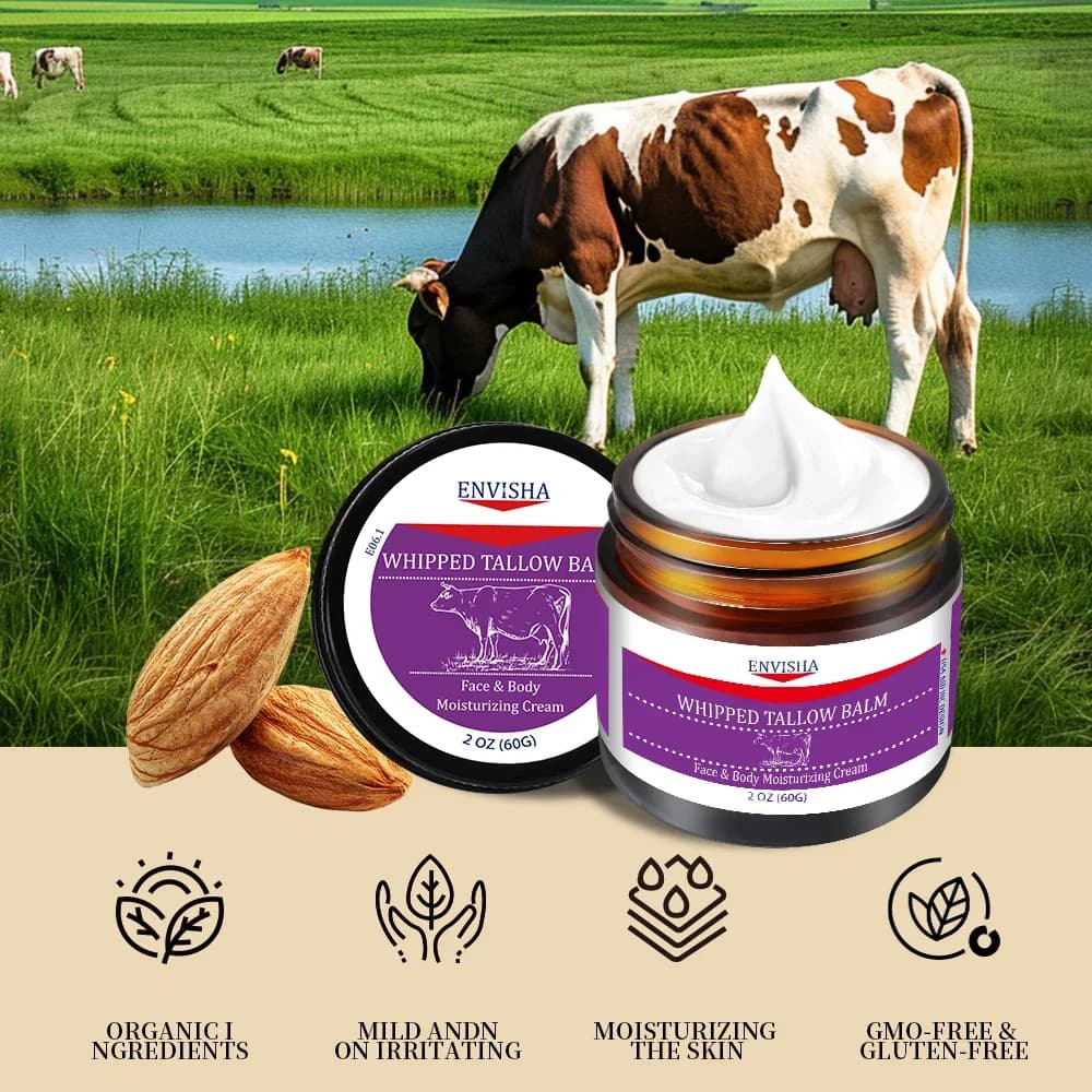 Crème pour le visage Anti-rides vieillissement fouetté Tallow baume collagène acide hyaluronique soins de la peau hydratant rétrécissement des Pores blanchissant lisse