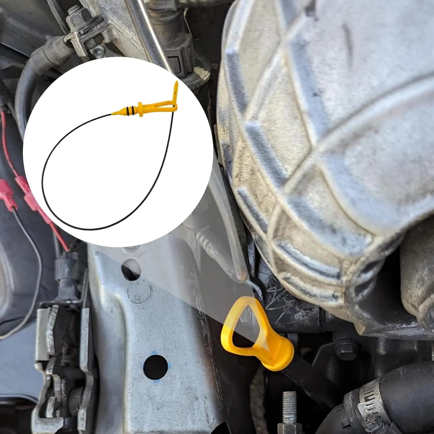 Jauge de niveau d'huile moteur 11437509784 pour BMW Mini Cooper S 1.6L L4 R52 R53 R56 W11B16A 2002-2008, remplace 917315