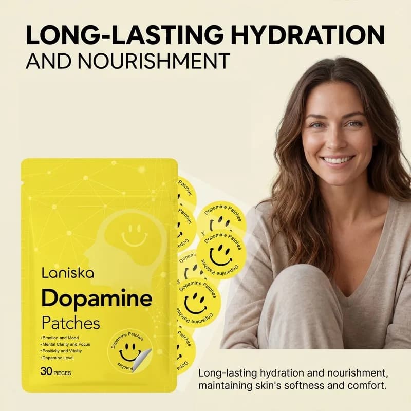 60 Patchs de Dopamine : Boost de Vitalité, Amélioration Instantanée de l'Humeur et de la Concentration, Soin Corporel Bien-être, Vente en Gros