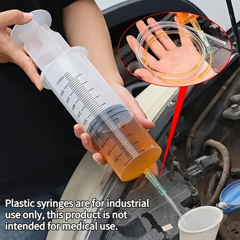Seringue d'extracteur de liquide de qualité industrielle-distributeur de pompe à huile