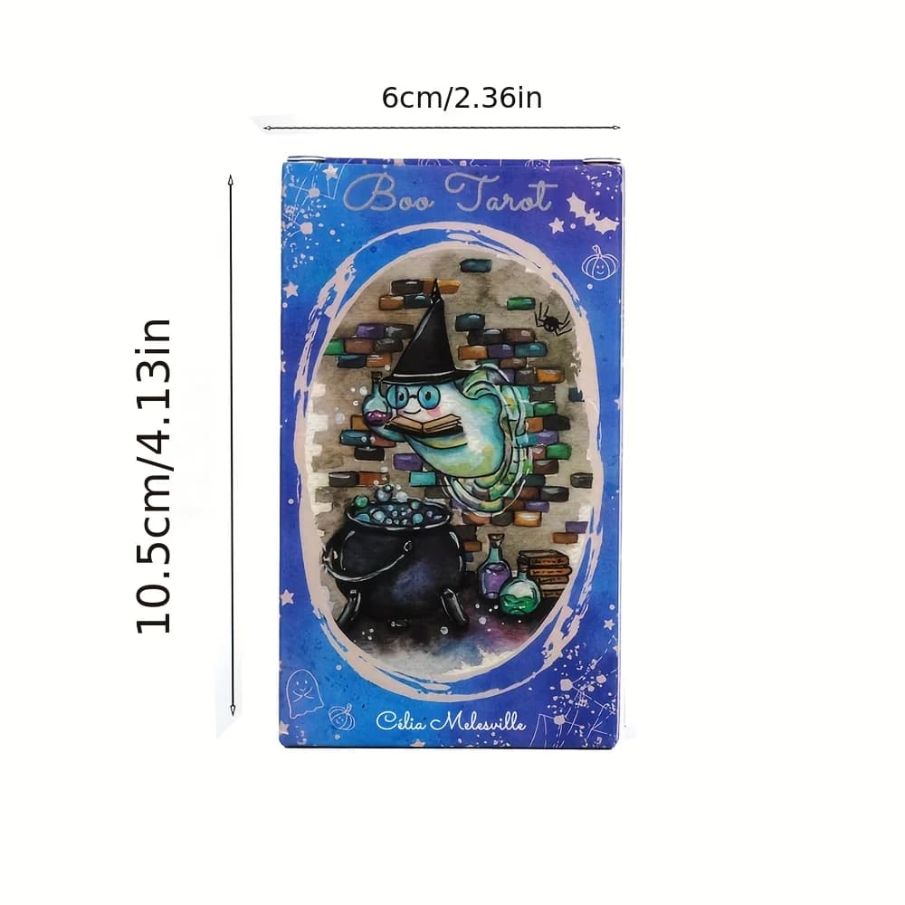 Boo Tarot Deck Ghosts Carte de lecture fantôme 81 cartes