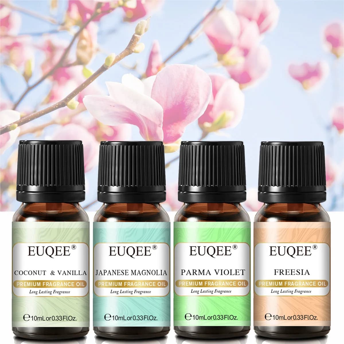 EUQEE 10ML huile parfumée série florale pour aromathérapie