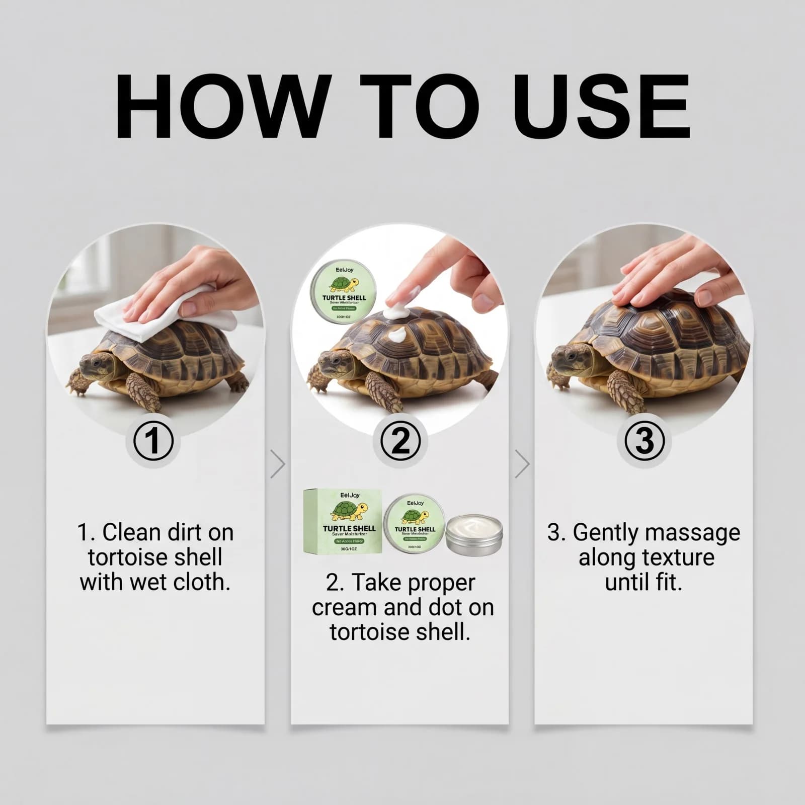 Huile de soin pour coquille de tortue