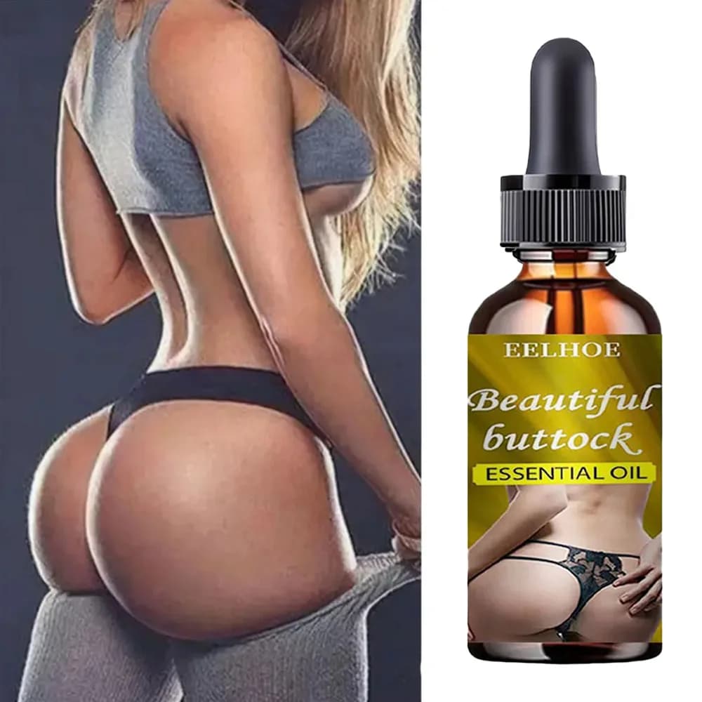 Crème pour Agrandissement des Fesses, Huile Essentielle Raffermissante, Gros Cul, Améliore la Croissance des Hanches, Raffermit la Profondeur, Soins du Corps Sexy pour Femme