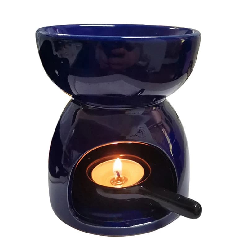 Brûleur d'arômes en céramique, brûleur d'huiles essentielles, porte-bougie d'aromathérapie