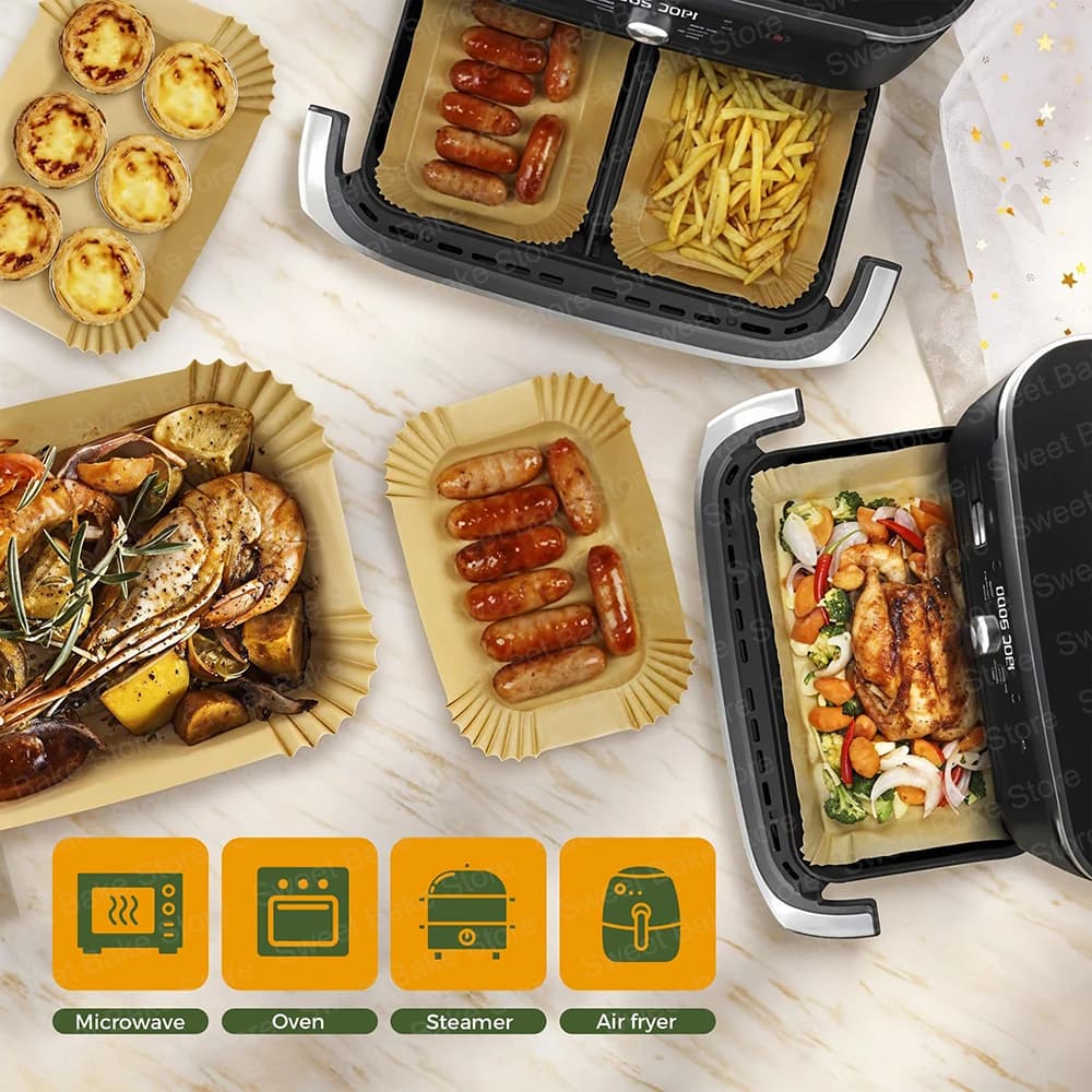 Doublures jetables pour friteuse à Air