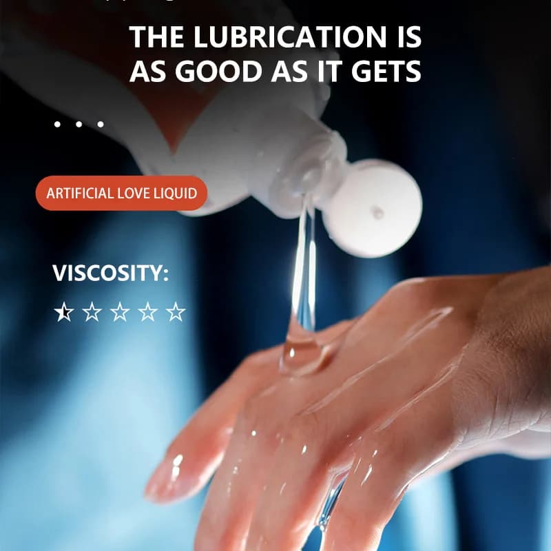 Lubrifiant sexuel à base d'eau 120ml pur naturel adulte
