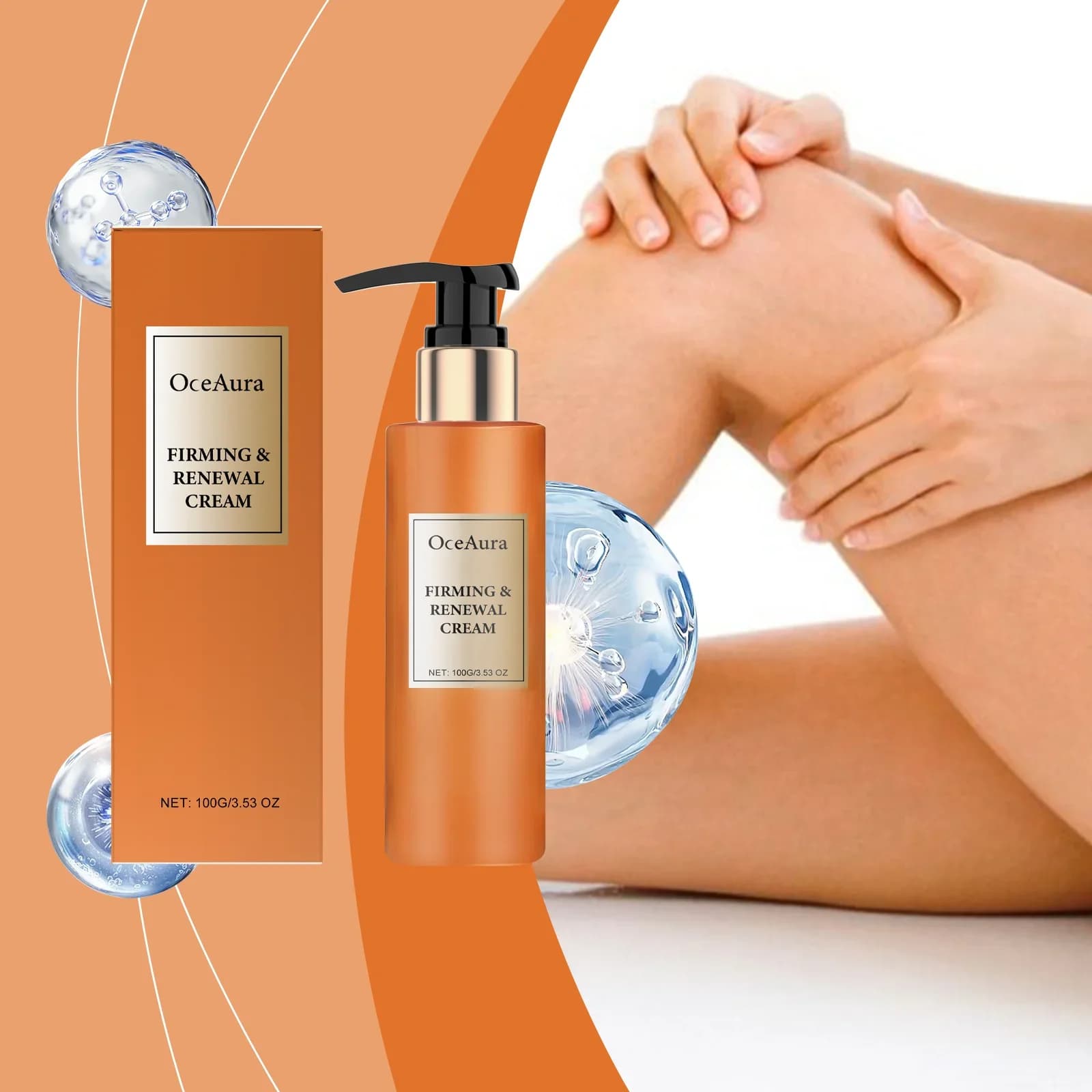 Crème Raffermissante Corps Anti-Cellulite Effet Tenseur et Liftant pour Amincir la Taille