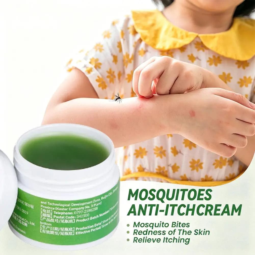 Pommade Répulsive Anti-Moustiques et Insectes à Base de Plantes pour les Piqûres d'Insectes