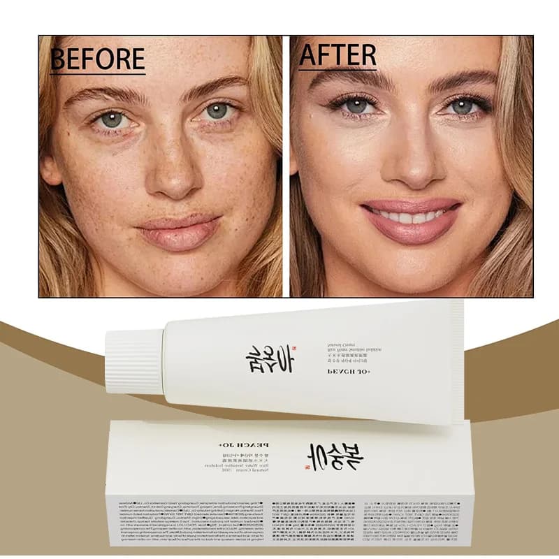 Marque riz à base d'eau apprêt corée du nord crème d'isolation nourrissante durable hydratante 50g crème anti-cernes blanchissante naturelle