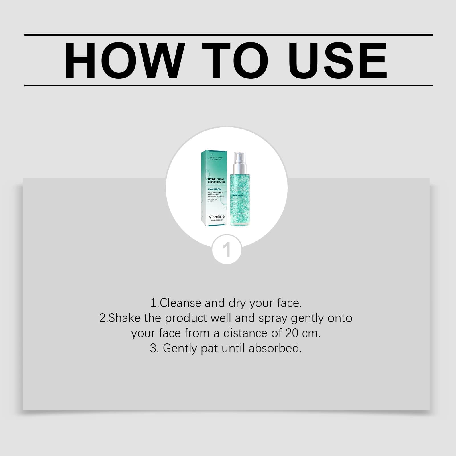 Huile Essentielle Corporelle Viareline Hydratante Non Collante Soulage la Sécheresse Adoucit la Peau Rugueuse Délicate Éclaircissante Nourrissante Spray Hydratant