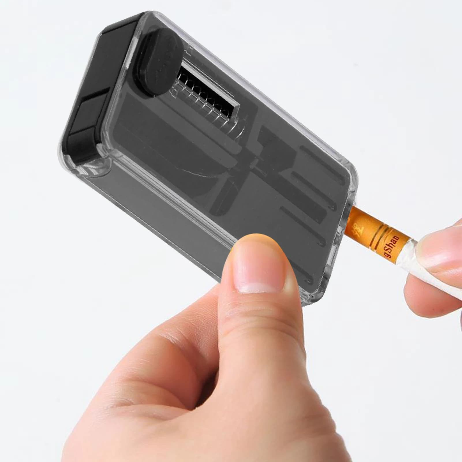 Cartouche de perles Menthol, boîte à outils de recharge de bricolage avec perles de menthe poivrée pour l'installation de filtres d'embout buccal pour fumer