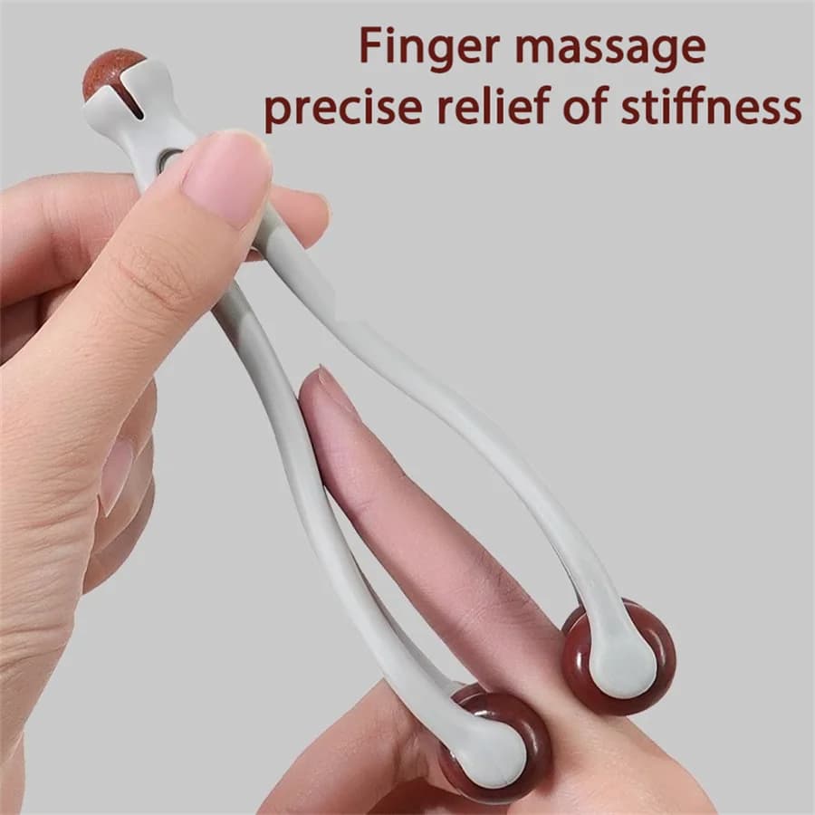 Bian Stone – rouleau de Massage des doigts, conception facile à utiliser, soulage la Fatigue des doigts, favorise la Circulation sanguine, rouleau Portable de Massage des doigts
