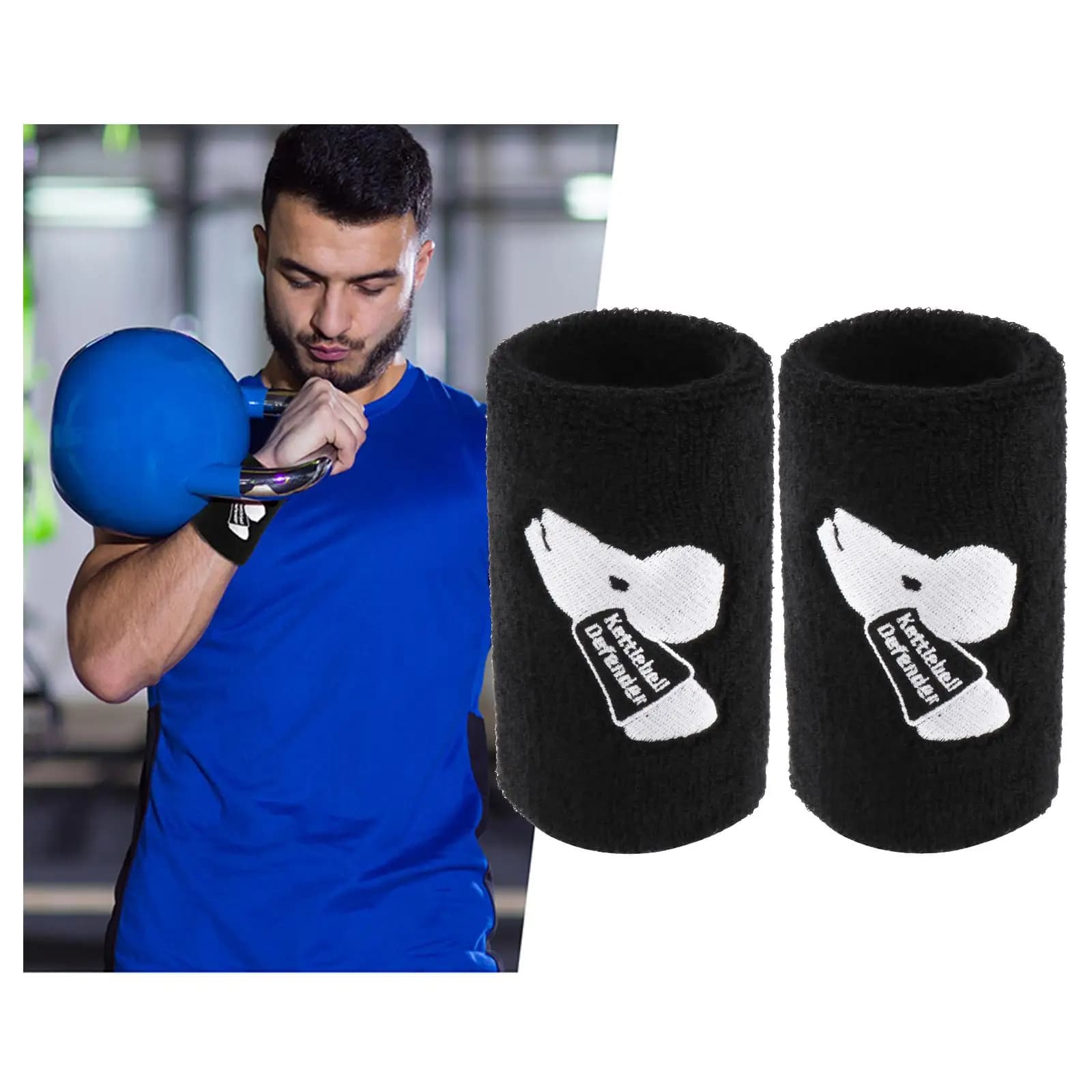 2 protège-poignets Kettlebell, enveloppe de protection d'avant-bras pour hommes et femmes, sport