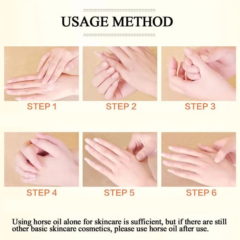 Crème pour les pieds à l'huile de cheval, anti-dessèchement, anti-fissures, hydratation profonde, soin des pieds, adoucit la peau, restaure la douceur