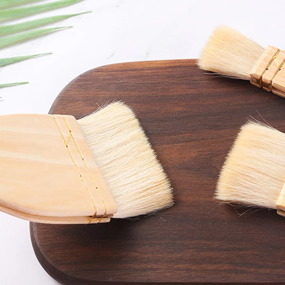 Brosses à huile de cuisine en bois