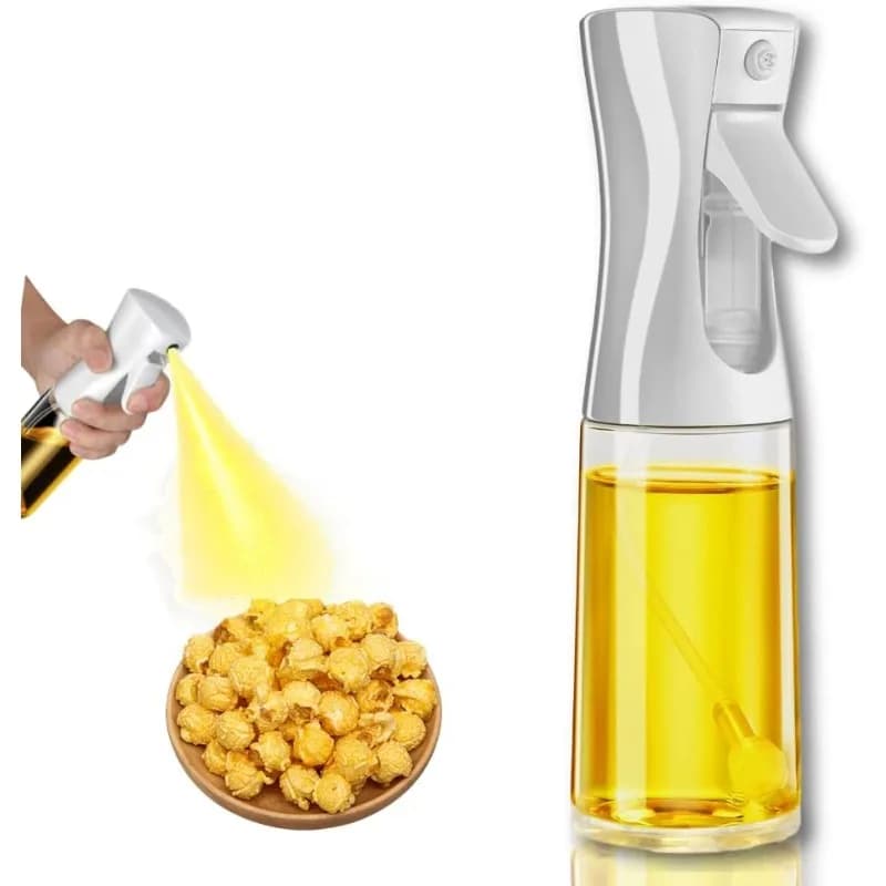 Pulvérisateur d'huile, flacon pulvérisateur d'huile d'olive de 200ml/300ml pour friteuse à air de cuisine, distributeur d'huile, pulvérisateur d'huile, vaporisateur de cuisine pour huile, vinaigre