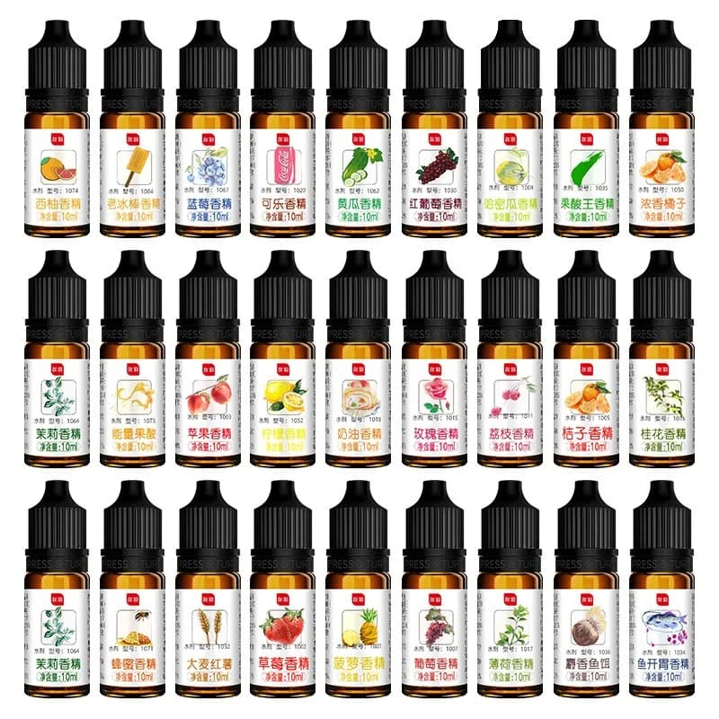 Huile essentielle naturelle aux saveurs de fruits