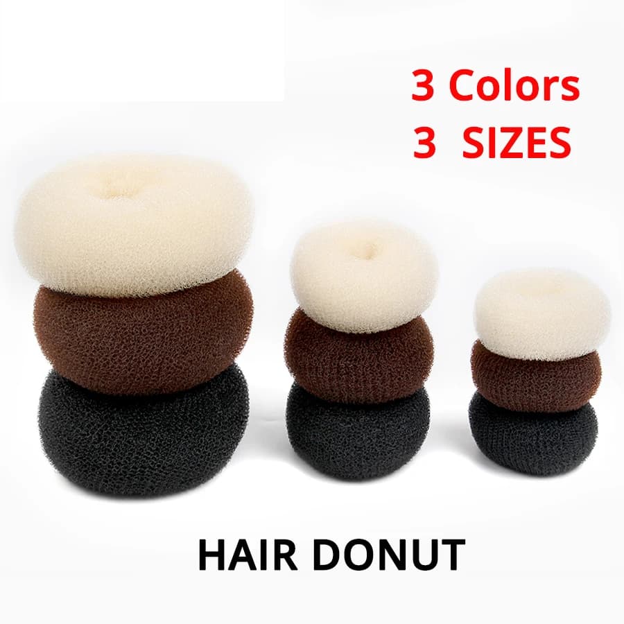 Rouleau pour cheveux, beignet, bigoudi, machine à chignon pour femmes élégantes, pinces à cheveux magiques, outil de coiffure