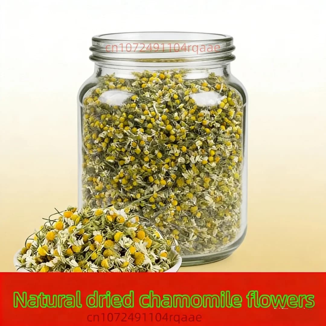 Fleurs de Camomille Séchées Naturelles Premium – Pure Herbe Naturelle pour l'Aromathérapie et les Projets DIY, Décoration Maison et Mariage