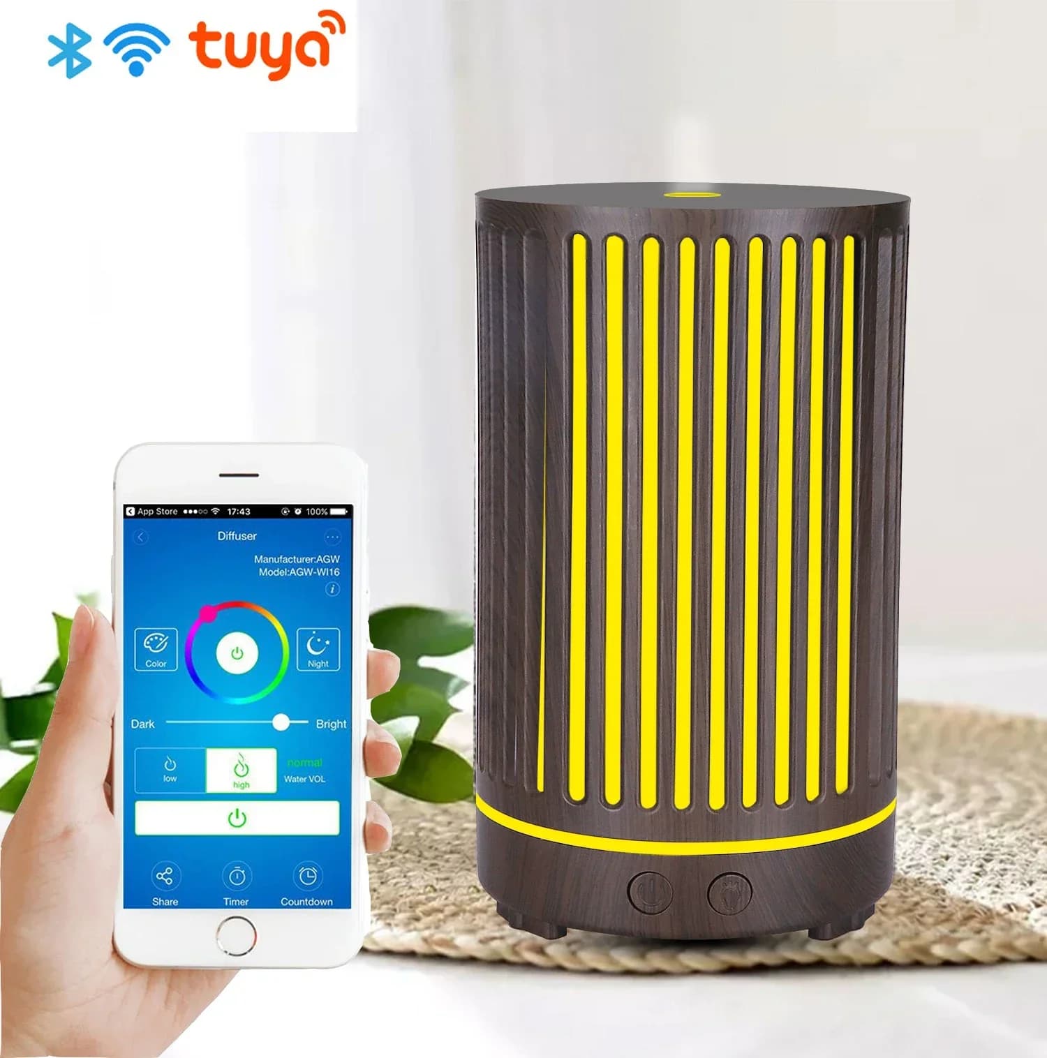 Tuya – humidificateur WiFi intelligent