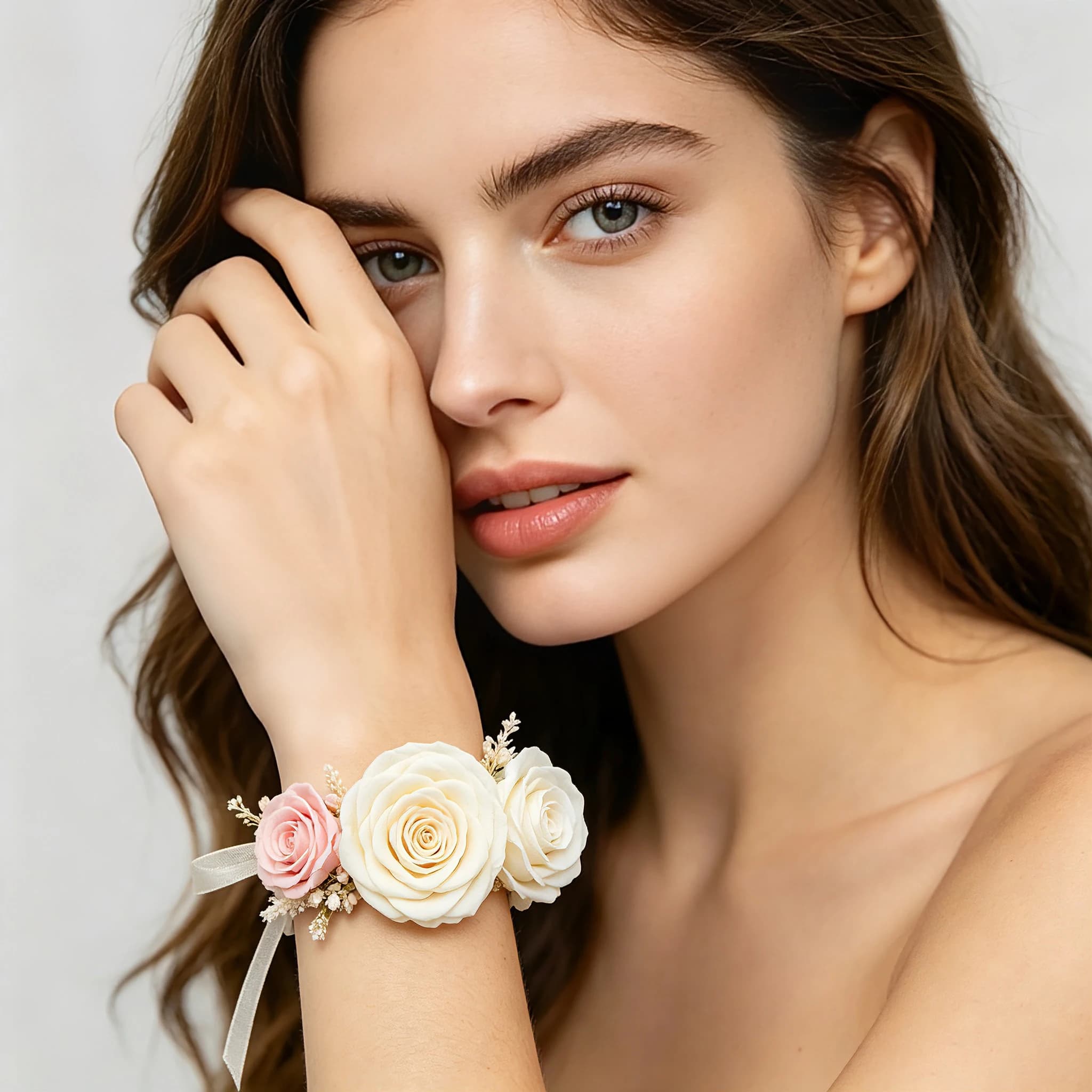 Tête de Rose naturelle préservée de qualité B 2-3cm