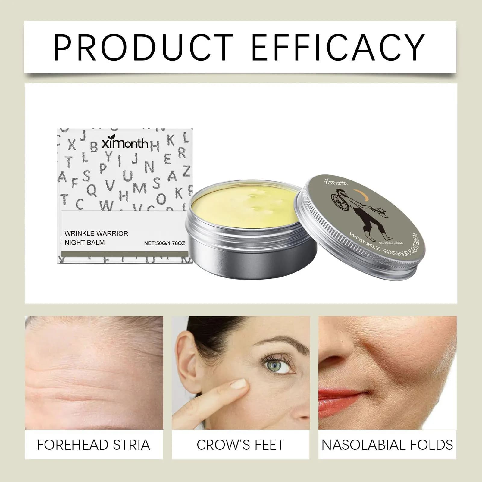 Crème de nuit raffermissante pour le visage