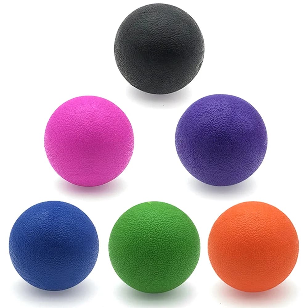 Balle de Fascia TPE pour Lacrosse, exercice de Relaxation musculaire, sport, Fitness, Yoga, boule de Massage aux cacahuètes, Point de déclenchement, soulagement de la douleur au Stress