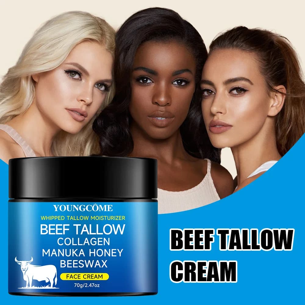 Tallow crème pour le visage huile d'honayolive cru Anti-âge