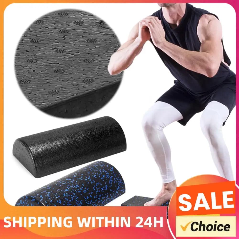 Rouleau de yoga demi-rond