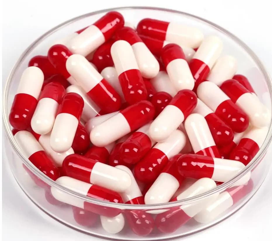 Capsules végétariennes MC Gardens, 1,000 pièces, vertes, blanches, claires, transparentes, en cellulose MC, vides (jointes ou séparées)