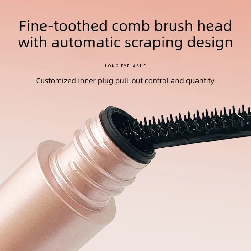 Mascara longue tenue, waterproof et résistant à la transpiration, sans grumeaux, effet cils naturels, parfait pour le maquillage quotidien.